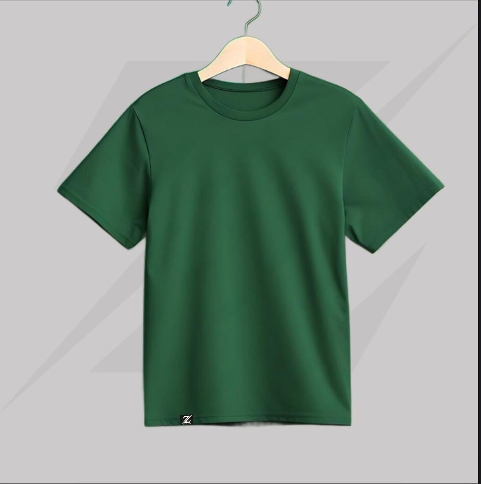 BASIC PLAIN T SHIRT green